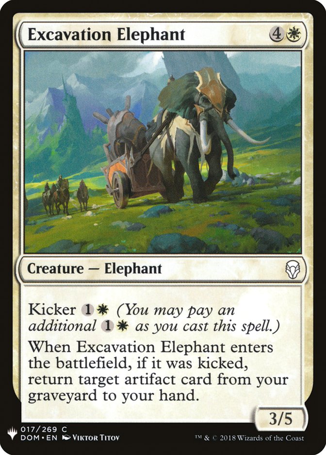 Excavation Elephant [Mystery Booster] | Game Haven TX
