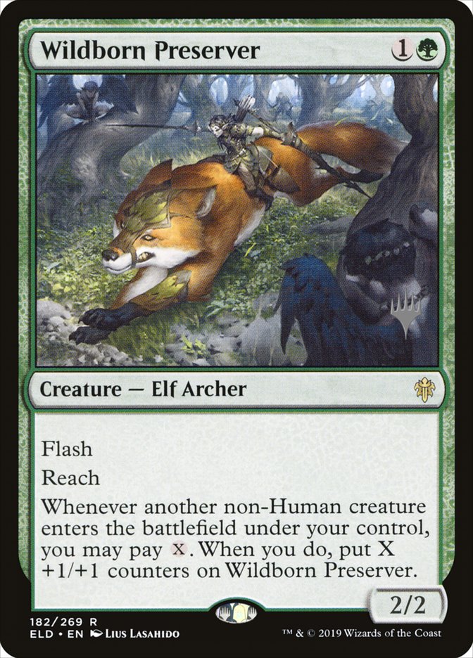 Wildborn Preserver (Promo Pack) [Throne of Eldraine Promos] | Game Haven TX