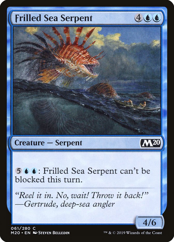 Frilled Sea Serpent [Core Set 2020] | Game Haven TX