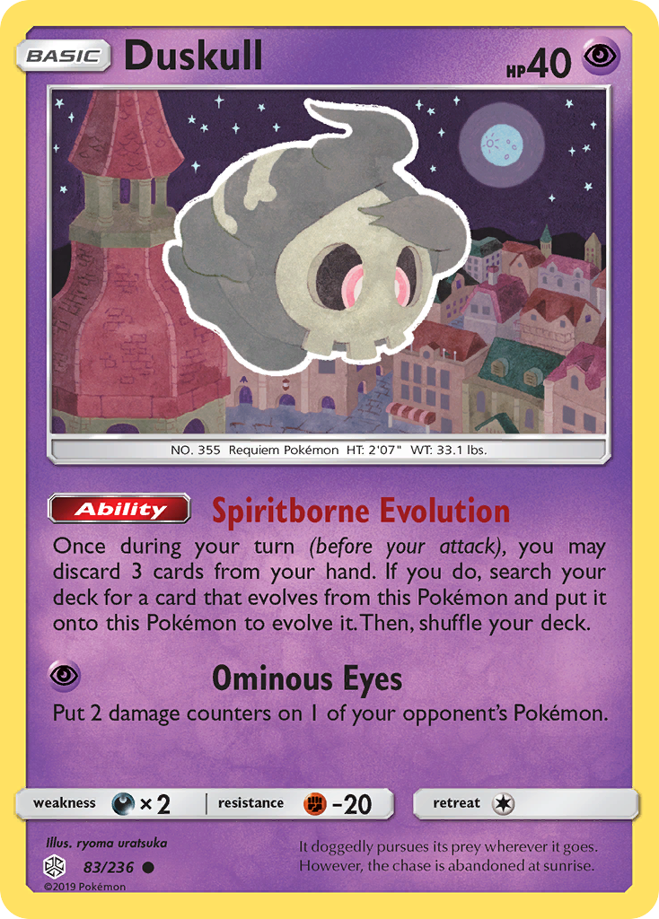 Duskull (83/236) [Sun & Moon: Cosmic Eclipse] | Game Haven TX