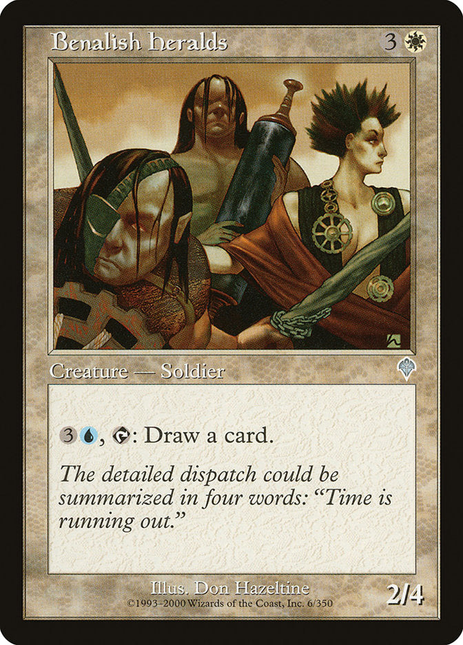 Benalish Heralds [Invasion] | Game Haven TX