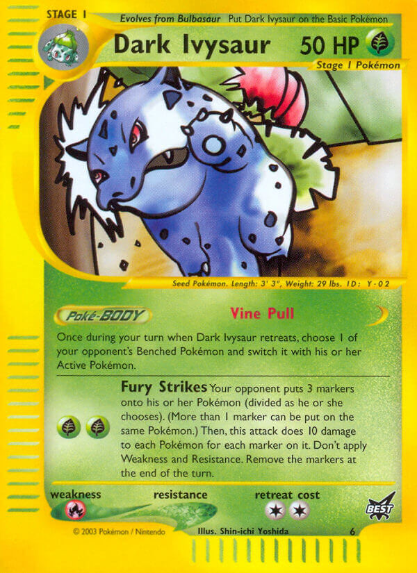 Dark Ivysaur (6) [Best of Promos] | Game Haven TX