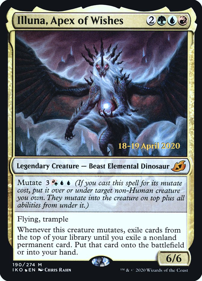 Illuna, Apex of Wishes [Ikoria: Lair of Behemoths Promos] | Game Haven TX