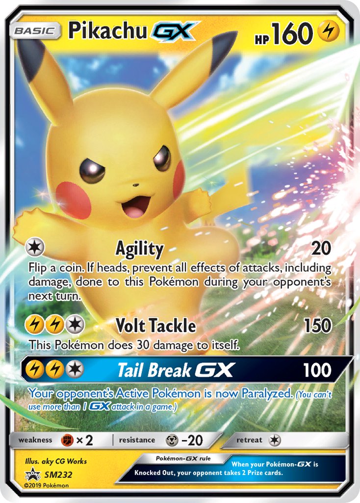 Pikachu GX (SM232) [Sun & Moon: Black Star Promos] | Game Haven TX