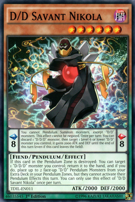 D/D Savant Nikola [TDIL-EN011] Common | Game Haven TX