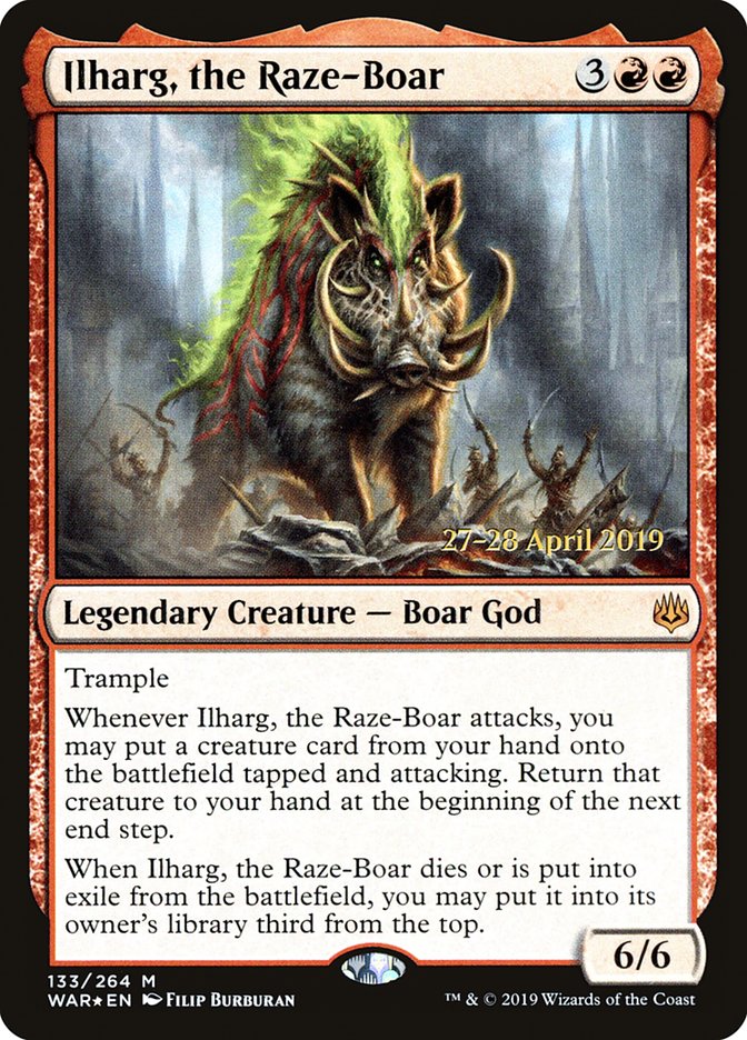 Ilharg, the Raze-Boar [War of the Spark Promos] | Game Haven TX
