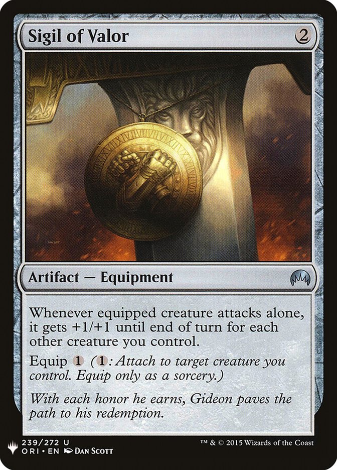 Sigil of Valor [Mystery Booster] | Game Haven TX