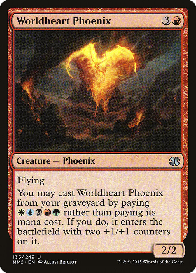 Worldheart Phoenix [Modern Masters 2015] | Game Haven TX