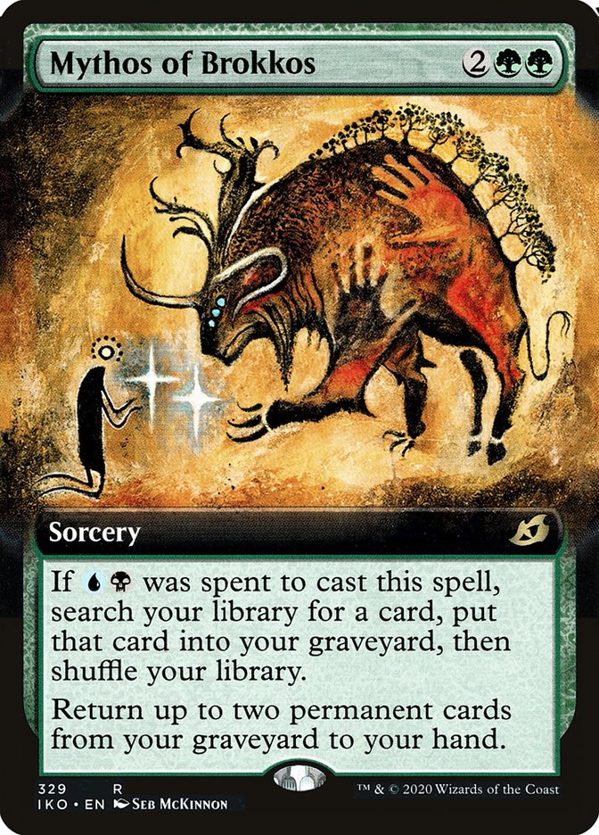 Mythos of Brokkos (Extended Art) [Ikoria: Lair of Behemoths] | Game Haven TX