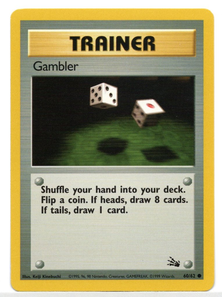 Gambler (60/62) [Fossil Unlimited] | Game Haven TX