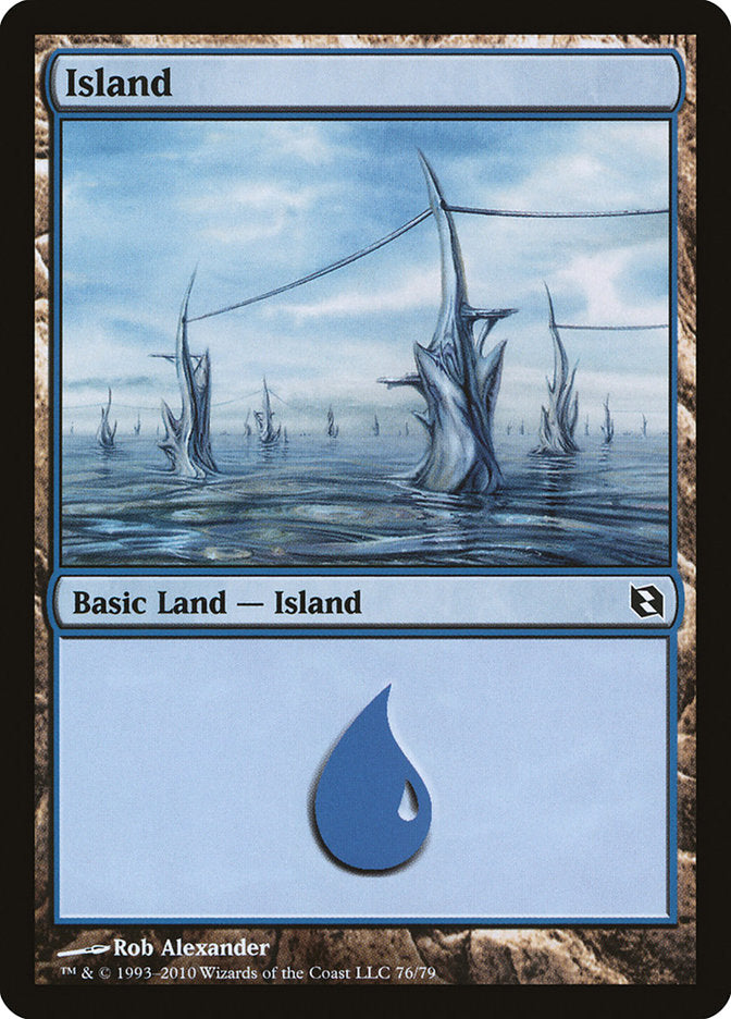 Island (76) [Duel Decks: Elspeth vs. Tezzeret] | Game Haven TX