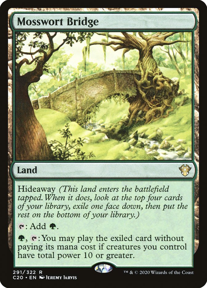 Mosswort Bridge [Commander 2020] | Game Haven TX