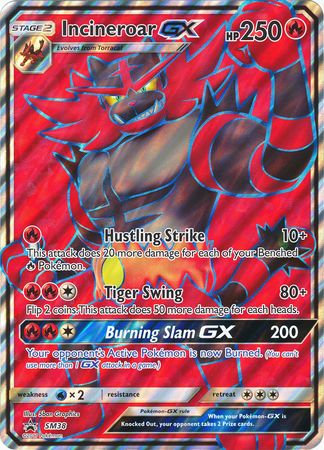Incineroar GX (SM38) (Jumbo Card) [Sun & Moon: Black Star Promos] | Game Haven TX