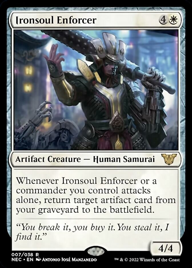 Ironsoul Enforcer [Kamigawa: Neon Dynasty Commander] | Game Haven TX