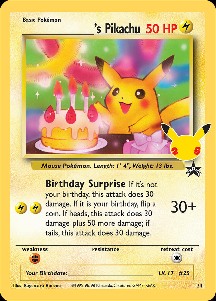 _____'s Pikachu (24) [Celebrations: 25th Anniversary - Classic Collection] | Game Haven TX