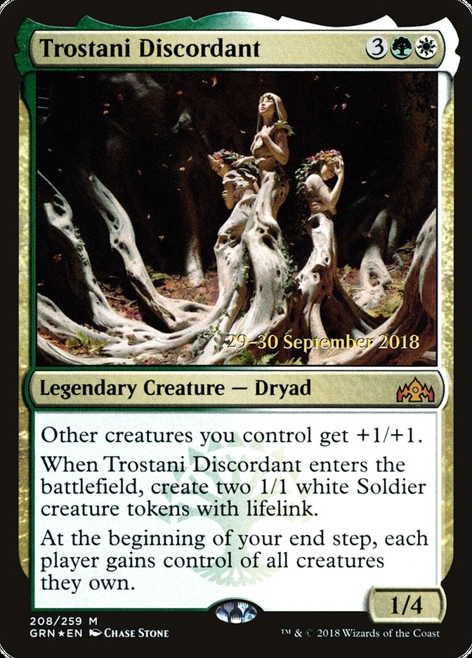 Trostani Discordant [Guilds of Ravnica Promos] | Game Haven TX