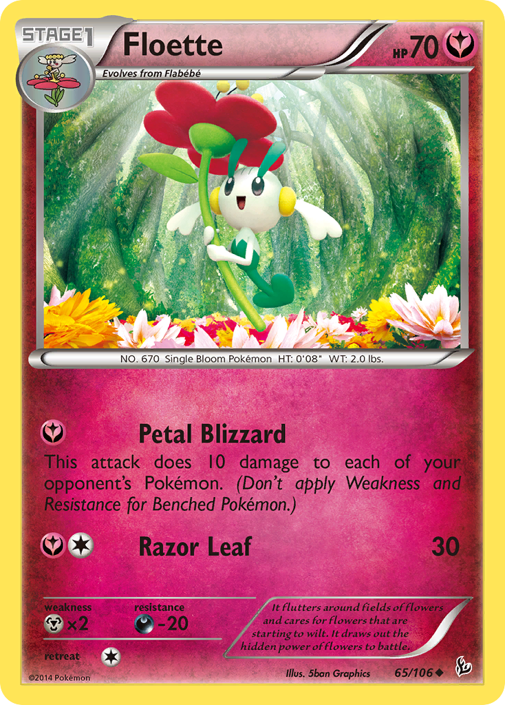 Floette (65/106) [XY: Flashfire] | Game Haven TX