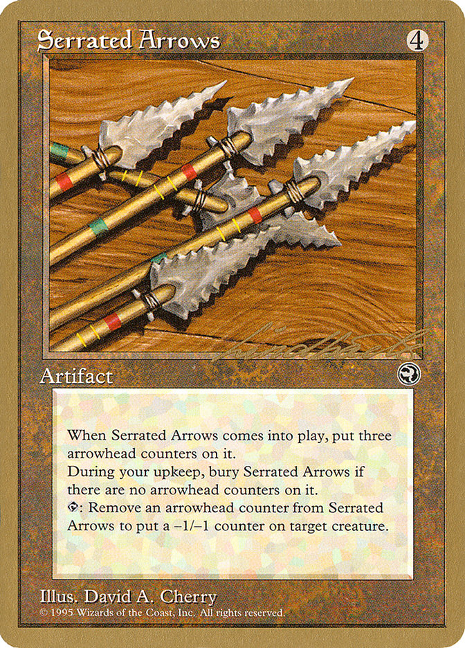 Serrated Arrows (Leon Lindback) [Pro Tour Collector Set] | Game Haven TX