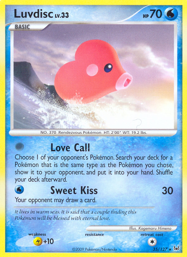 Luvdisc (35/127) [Platinum: Base Set] | Game Haven TX