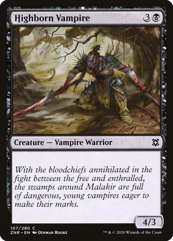 Highborn Vampire [Zendikar Rising] | Game Haven TX