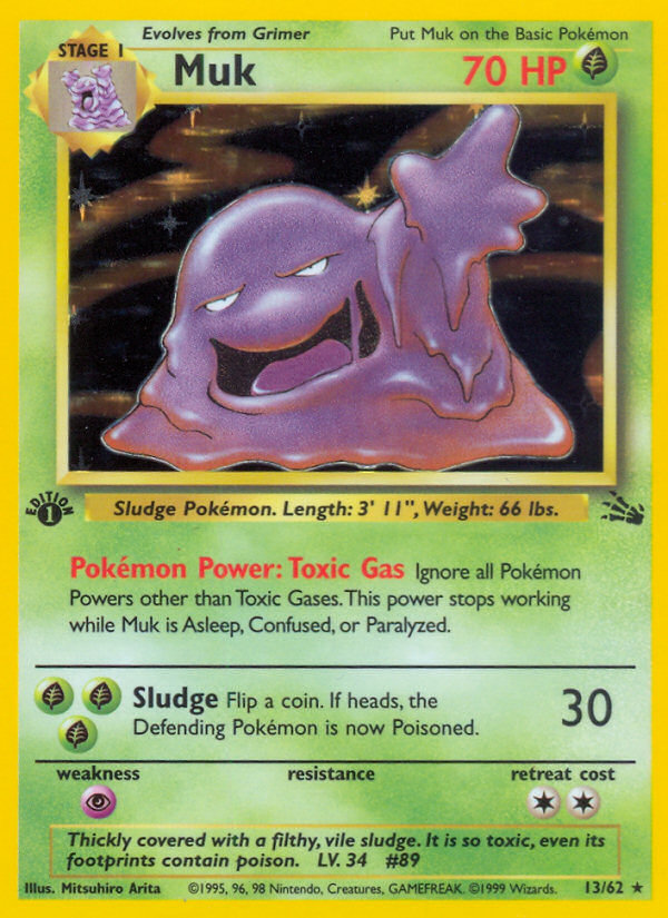 Muk (13/62) [Fossil 1st Edition] | Game Haven TX
