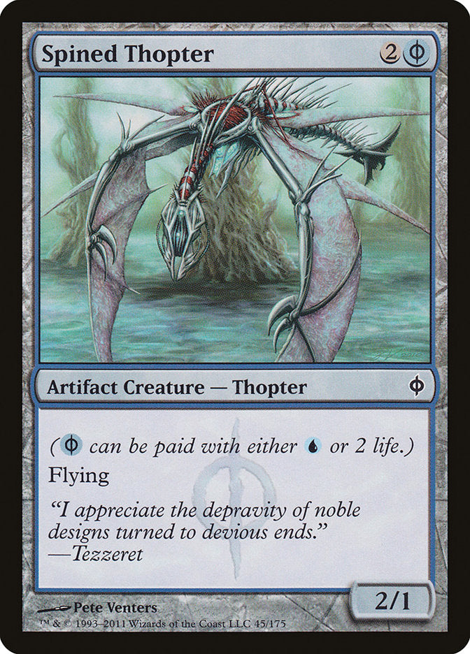 Spined Thopter [New Phyrexia] | Game Haven TX