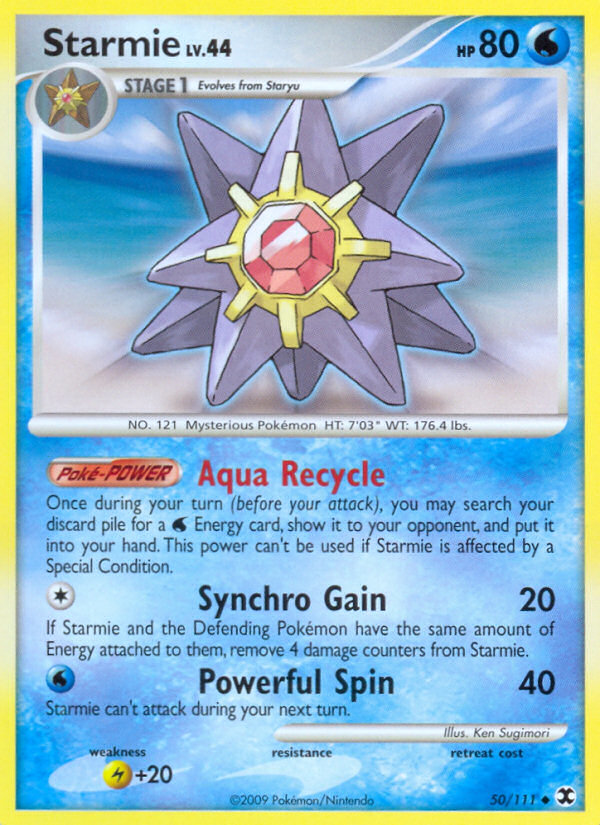 Starmie (50/111) [Platinum: Rising Rivals] | Game Haven TX