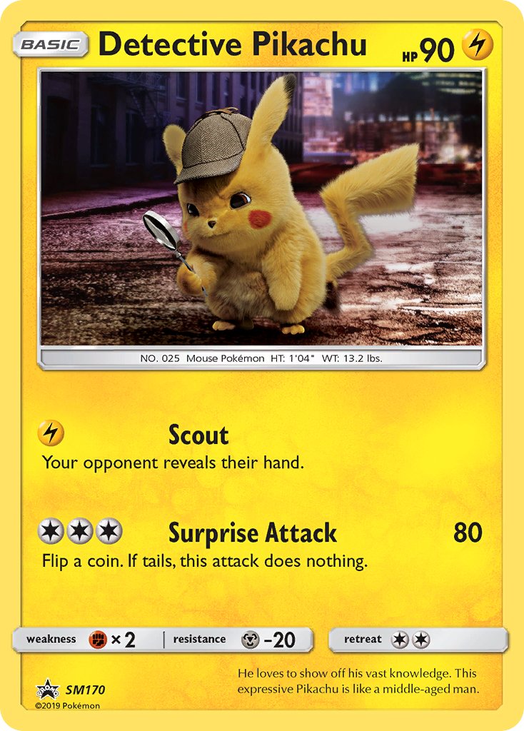 Detective Pikachu (SM170) [Sun & Moon: Black Star Promos] | Game Haven TX