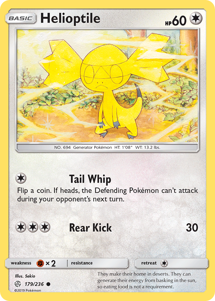 Helioptile (179/236) [Sun & Moon: Cosmic Eclipse] | Game Haven TX