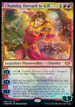 Chandra, Dressed to Kill [Innistrad: Crimson Vow Prerelease Promos] | Game Haven TX