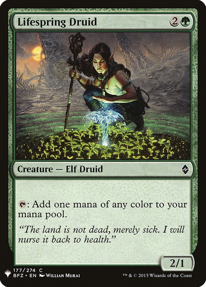 Lifespring Druid [Mystery Booster] | Game Haven TX