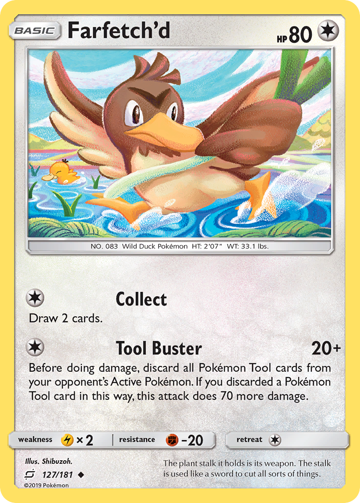 Farfetch'd (127/181) [Sun & Moon: Team Up] | Game Haven TX