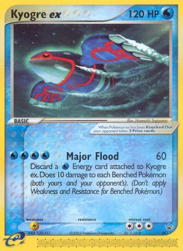 Kyogre ex (001) [Nintendo: Black Star Promos] | Game Haven TX