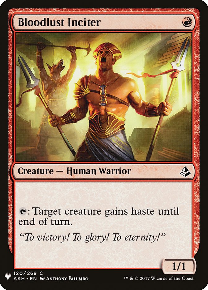 Bloodlust Inciter [Mystery Booster] | Game Haven TX