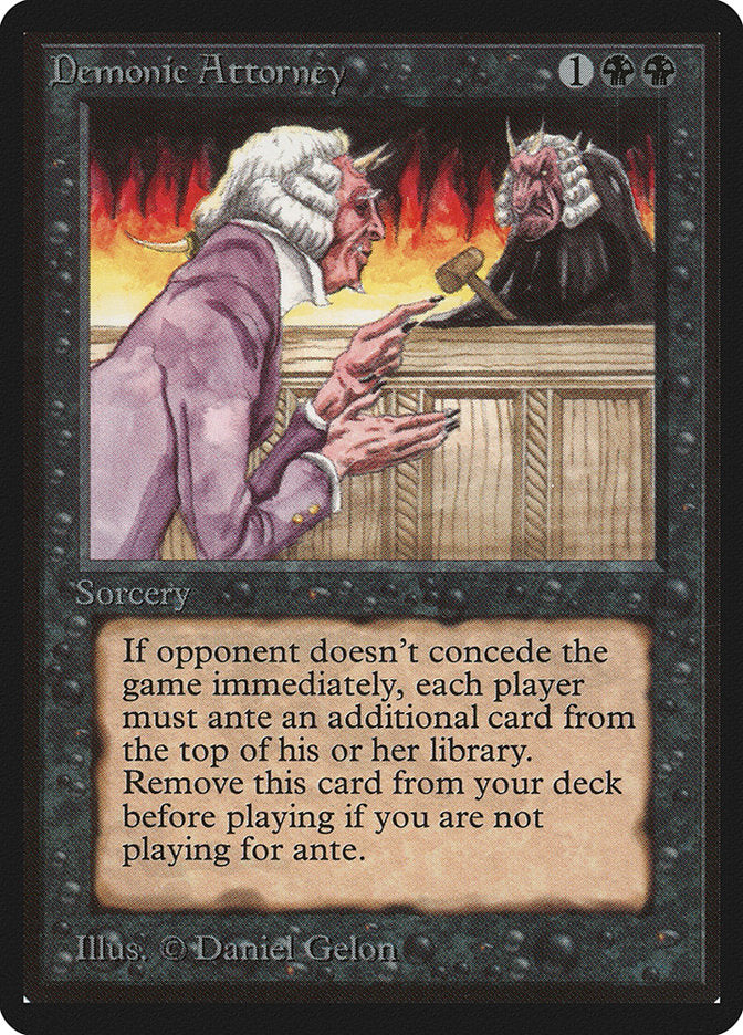 Demonic Attorney [Limited Edition Beta] | Game Haven TX