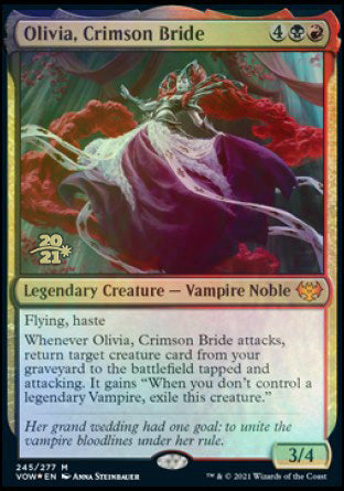 Olivia, Crimson Bride [Innistrad: Crimson Vow Prerelease Promos] | Game Haven TX