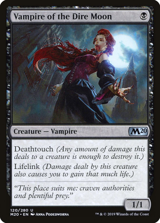Vampire of the Dire Moon [Core Set 2020] | Game Haven TX