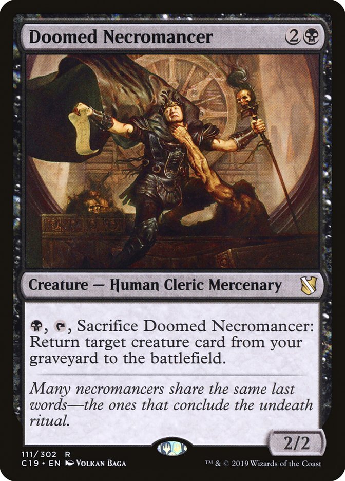 Doomed Necromancer [Commander 2019] | Game Haven TX