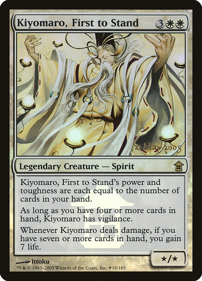 Kiyomaro, First to Stand [Prerelease Events] | Game Haven TX