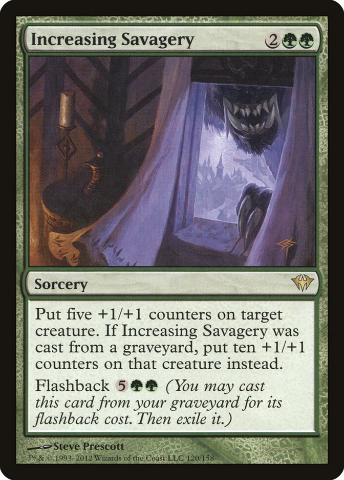 Increasing Savagery [Dark Ascension] | Game Haven TX