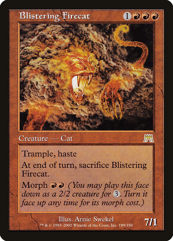 Blistering Firecat [Onslaught] | Game Haven TX