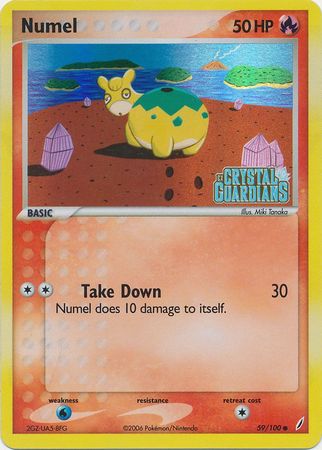 Numel (59/100) (Stamped) [EX: Crystal Guardians] | Game Haven TX