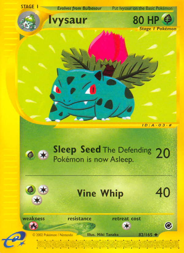 Ivysaur (82/165) [Expedition: Base Set] | Game Haven TX