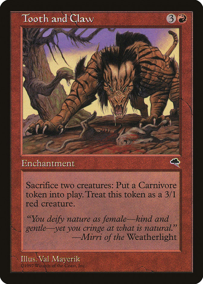 Tooth and Claw [Tempest] | Game Haven TX