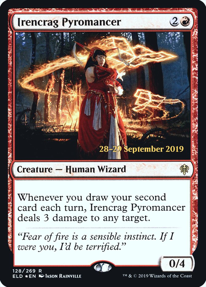 Irencrag Pyromancer [Throne of Eldraine Promos] | Game Haven TX