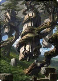 Forest 2 Art Card [Zendikar Rising Art Series] | Game Haven TX