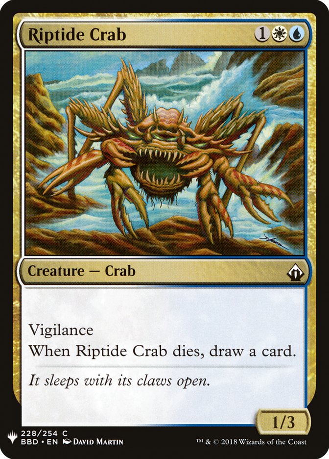 Riptide Crab [Mystery Booster] | Game Haven TX