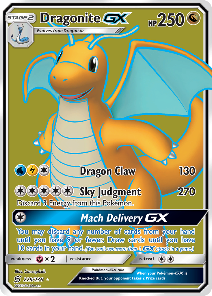 Dragonite GX (229/236) [Sun & Moon: Unified Minds] | Game Haven TX