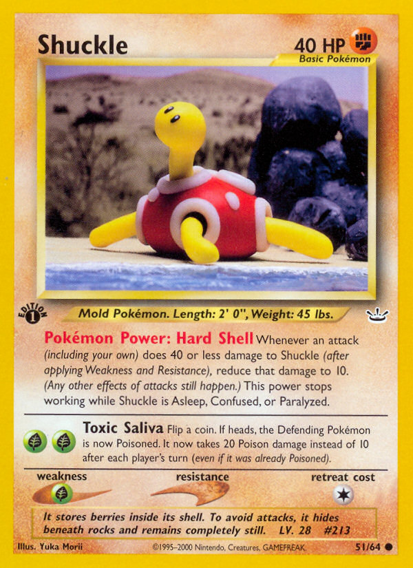 Shuckle (51/64) [Neo Revelation 1st Edition] | Game Haven TX