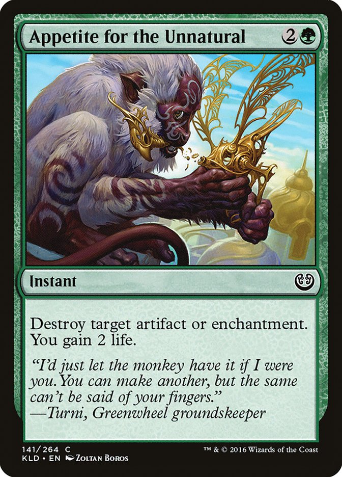 Appetite for the Unnatural [Kaladesh] | Game Haven TX
